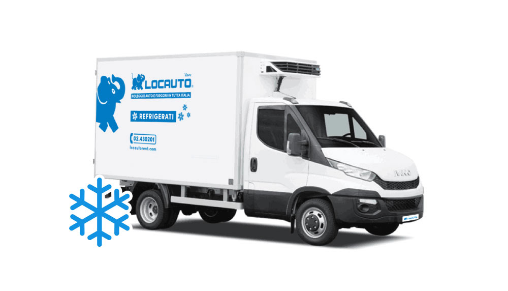 Noleggio furgone refrigerato Pavia iveco dealy